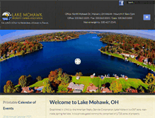 Tablet Screenshot of lake-mohawk.org